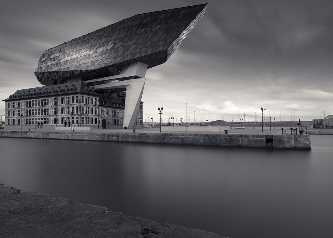Modern architectural building